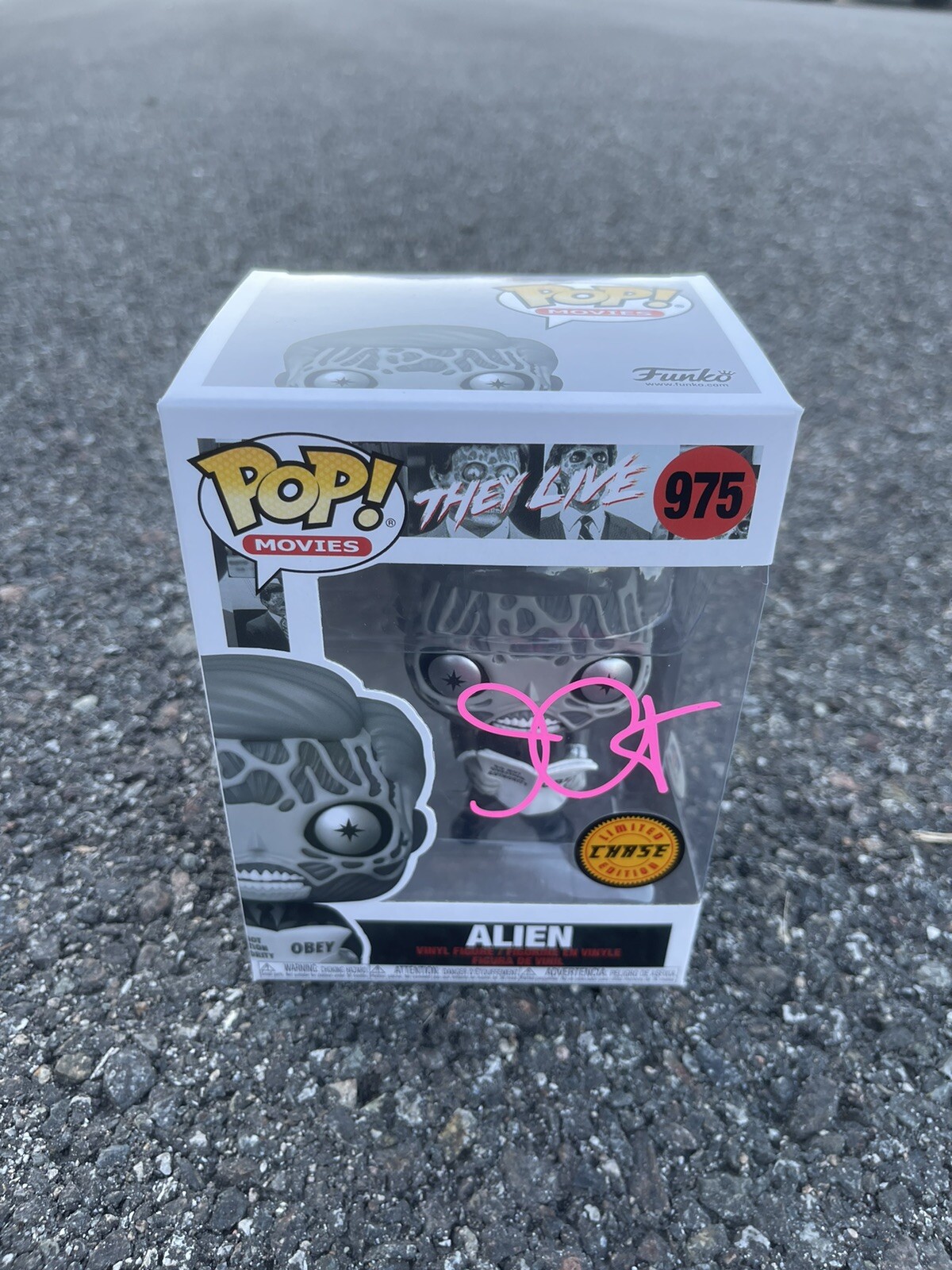 John Carpenter SIGNED ALIEN CHASE FUNKO POP 975 THEY LIVE PSA COA AUTOGRAPHED