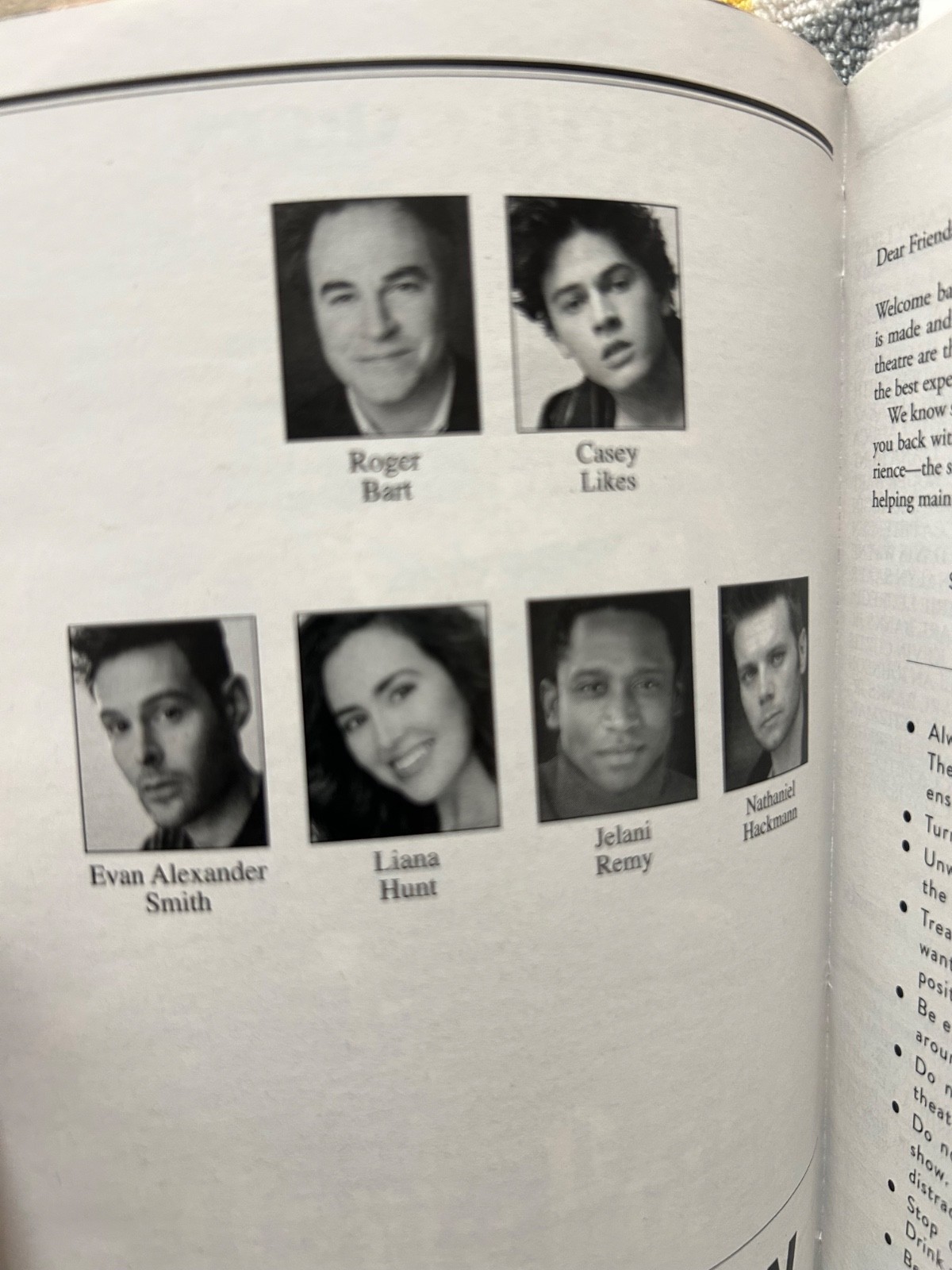 Back To The Future Signed Casey Likes Legacy Broadway Playbill