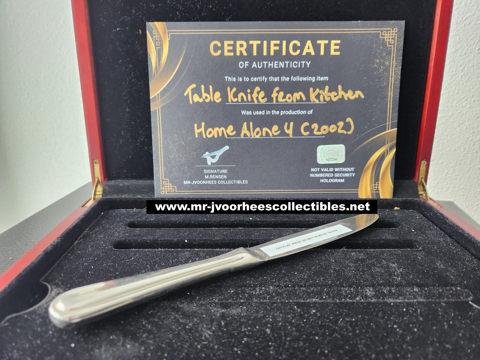 Home Alone 4 (2002) Original Production Used Table Knife from House Kitchen Prop