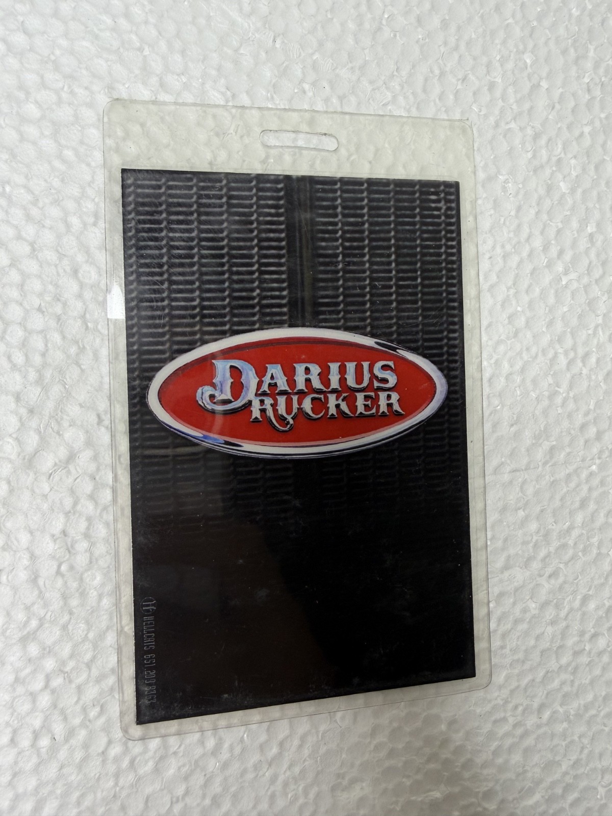 Darius Rucker Tour VIP All Access Pass Semi Truck Peterbilt Holographic Concert