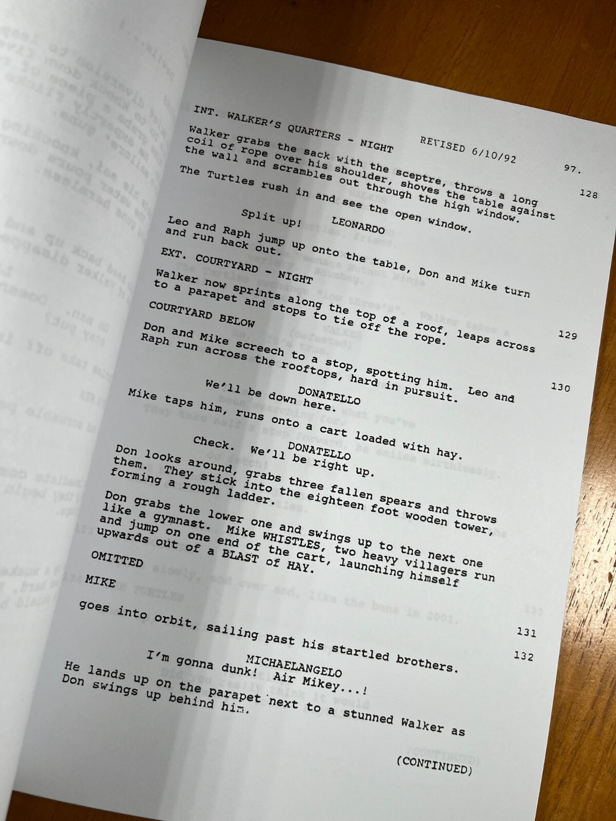 Teenage Mutant Ninja Turtles Trilogy Scripts Signed- Autograph Reprints- TMNT