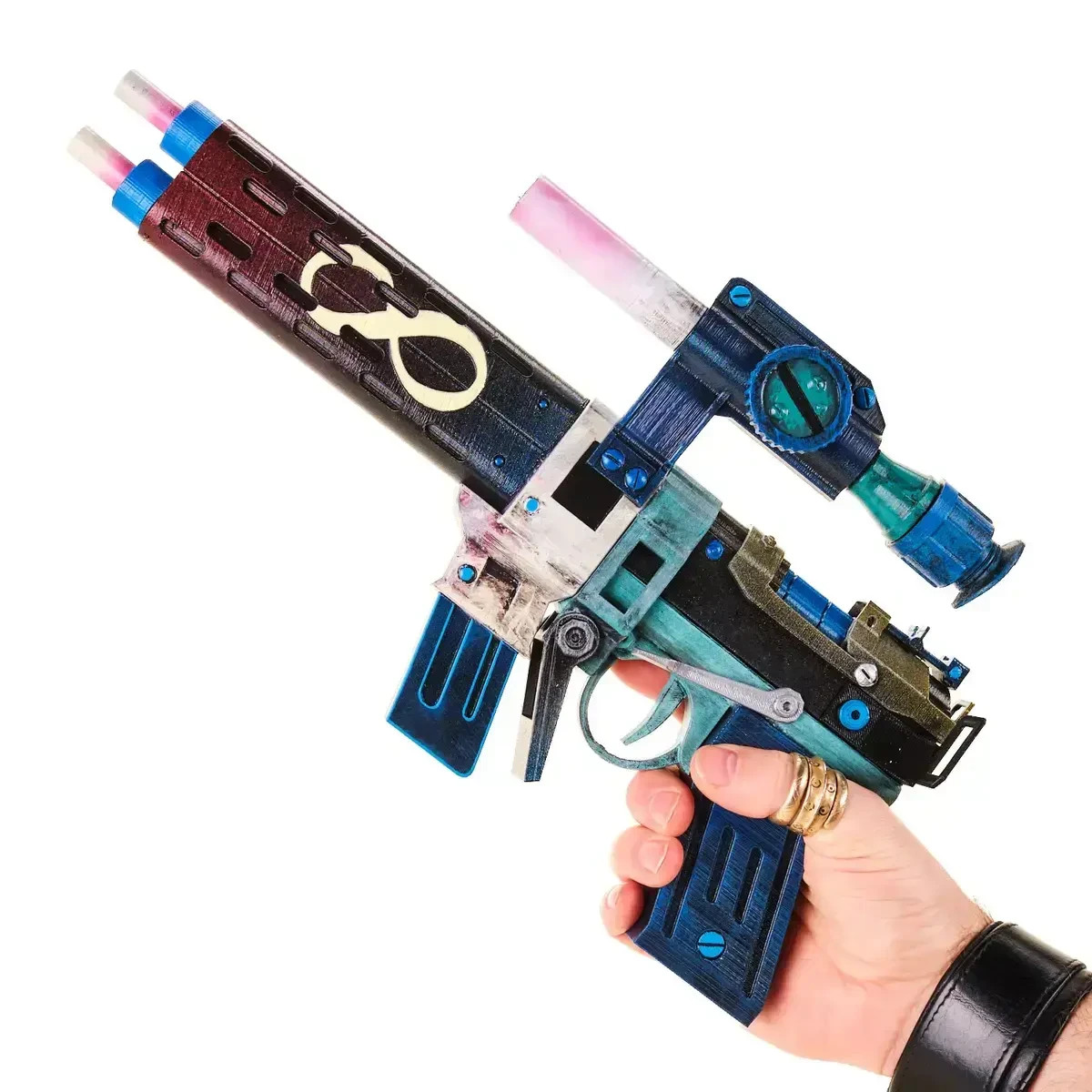 3d printed Infinity Pistol Weapon Borderlands Gun Replica Prop Cosplay