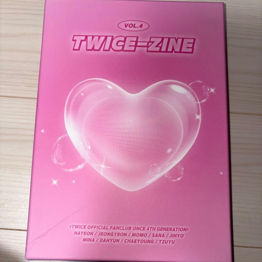 TWICE ZINE ONCE 4th Korea Generation Membership Kit Set No Membership Card