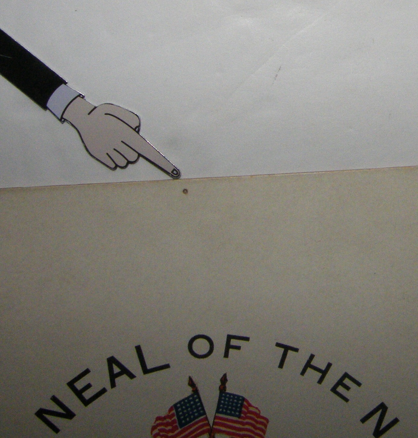 1915 Antique WW1 NEAL OF NAVY Movie Poster Sign Military Warship Purity Theatre
