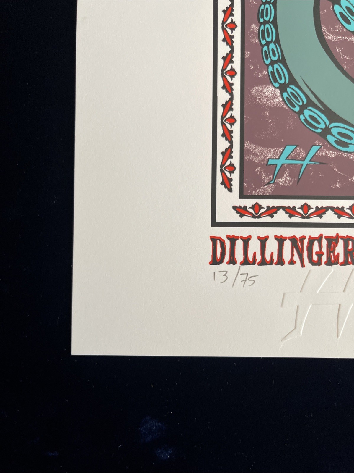 Deftones Dillinger Escape Plan Concert Poster ’11 Justin Hampton Seattle WA x/75