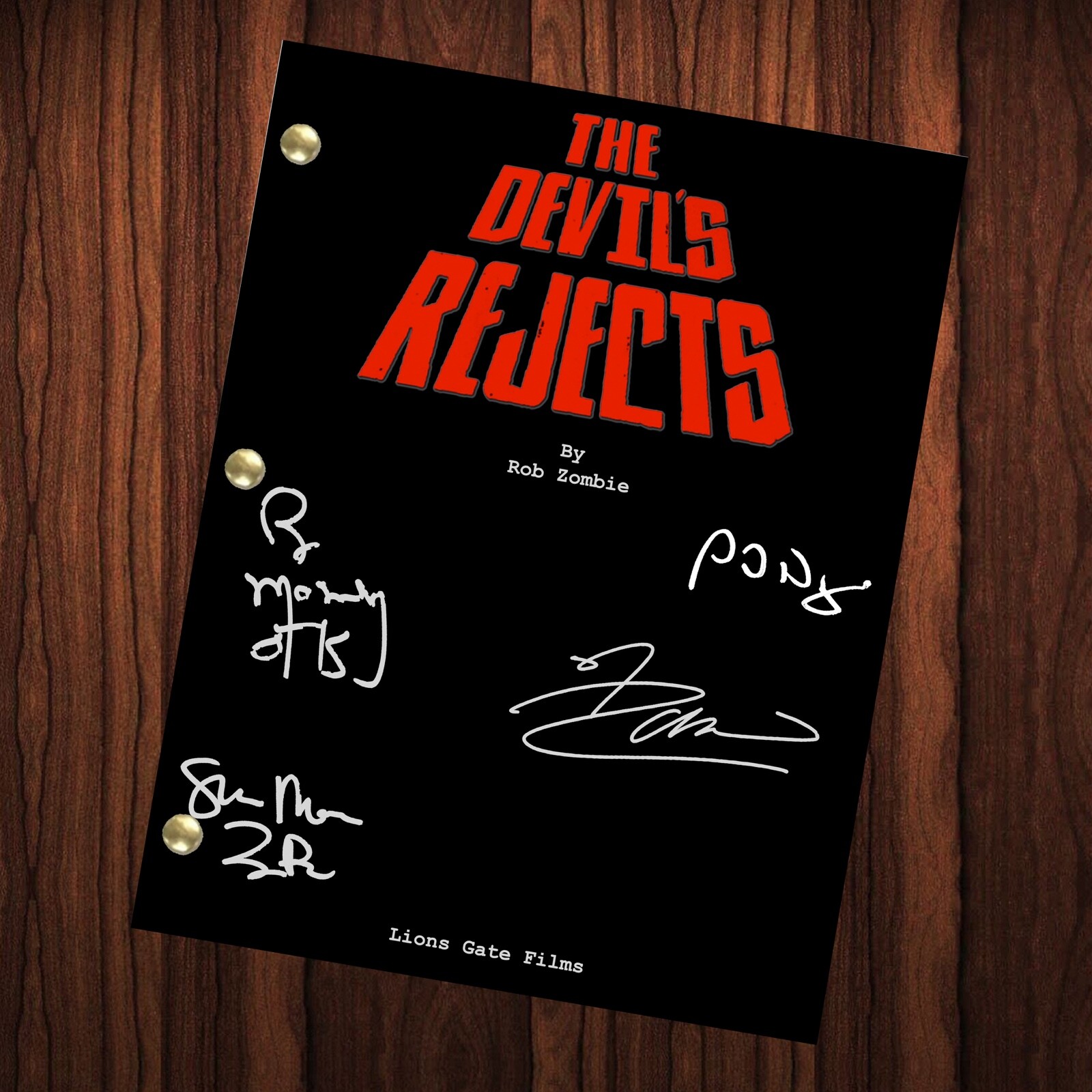 The Devil’s Rejects Movie Script Signed Autographed Reprint Full Screenplay