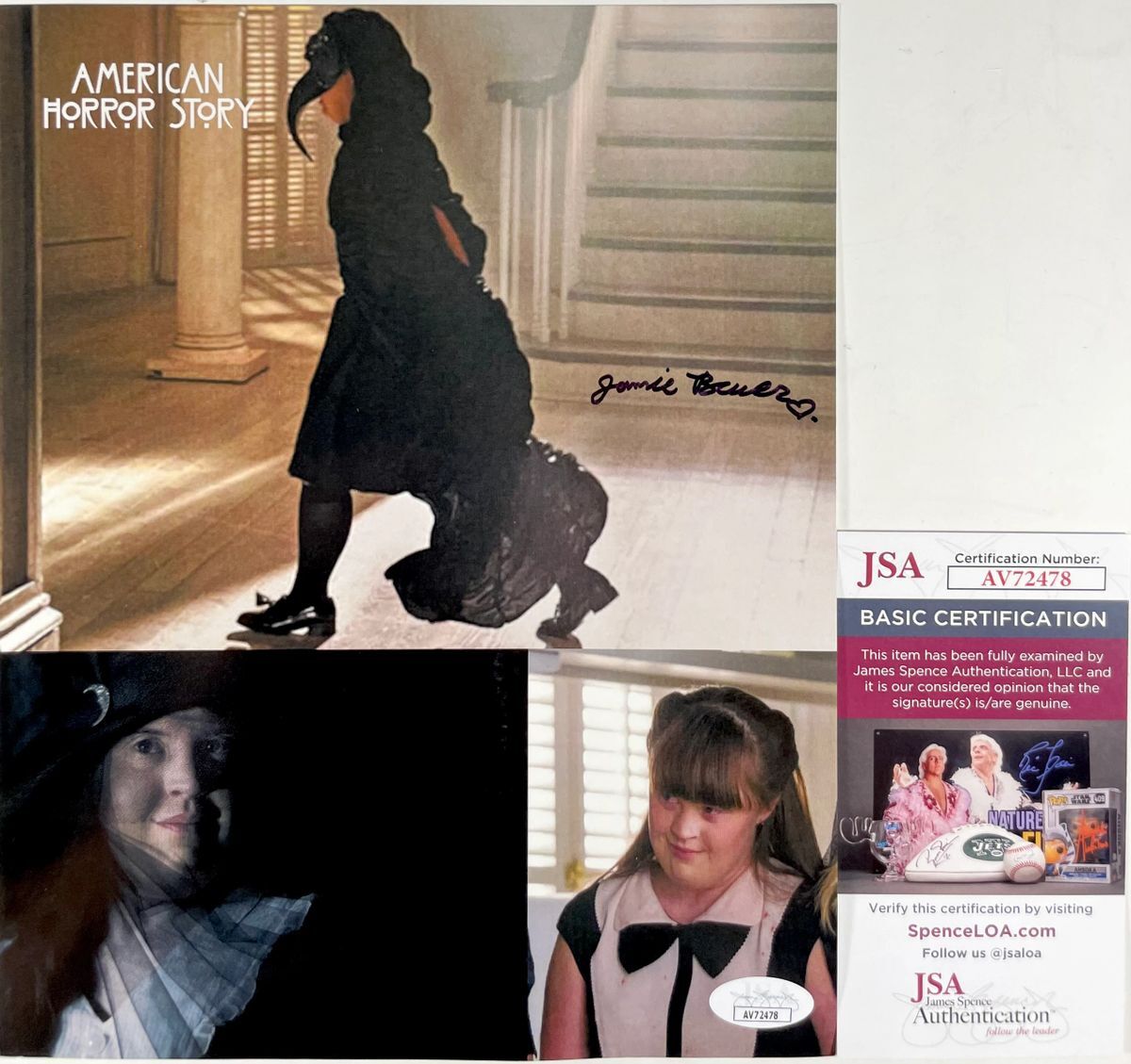 Jamie Brewer Signed American Horror Story 8×10 Photo C Autograph AHS JSA COA