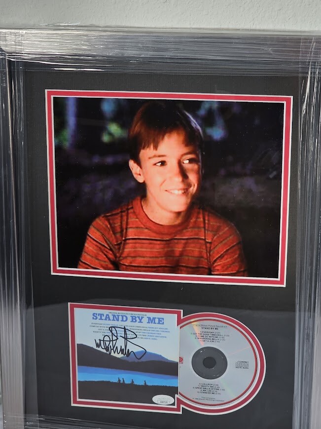 Wil Wheaton Autograph SIGNED FRAMED Stand by Me CD JSA Certified