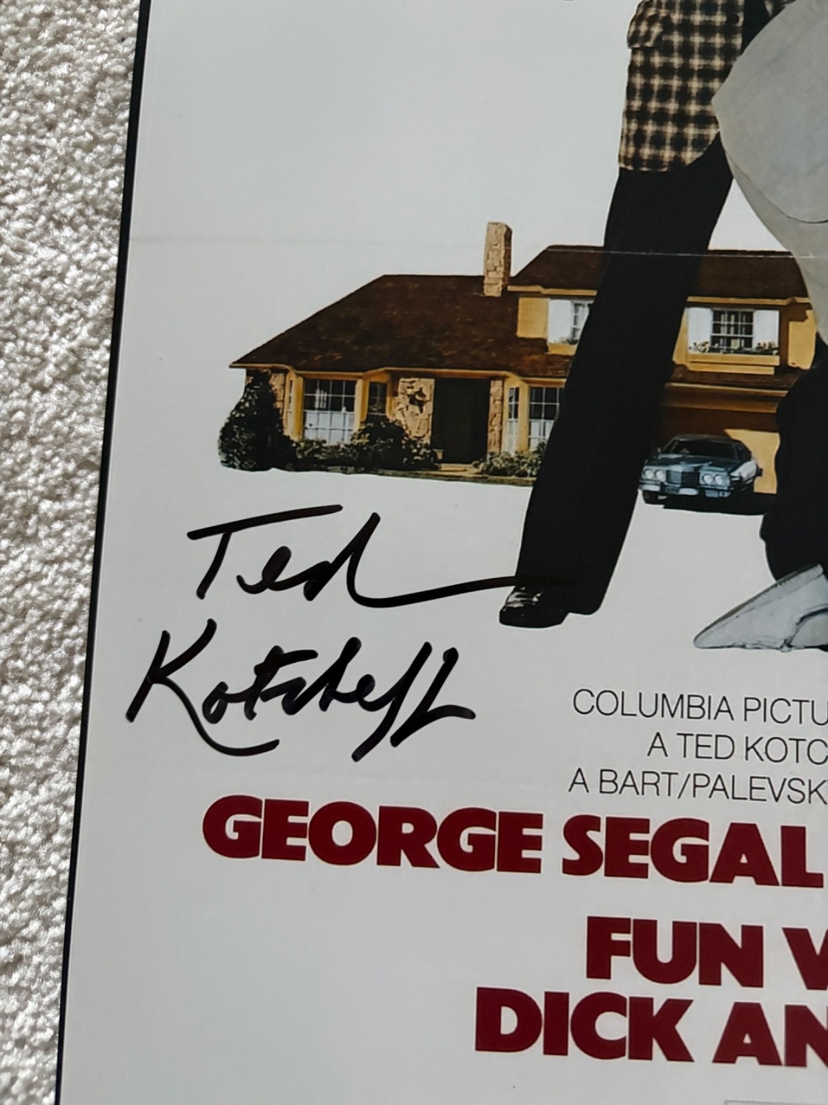 Ted Kotcheff signed photo 12X18 JSA COA exact proof autograph Fun With