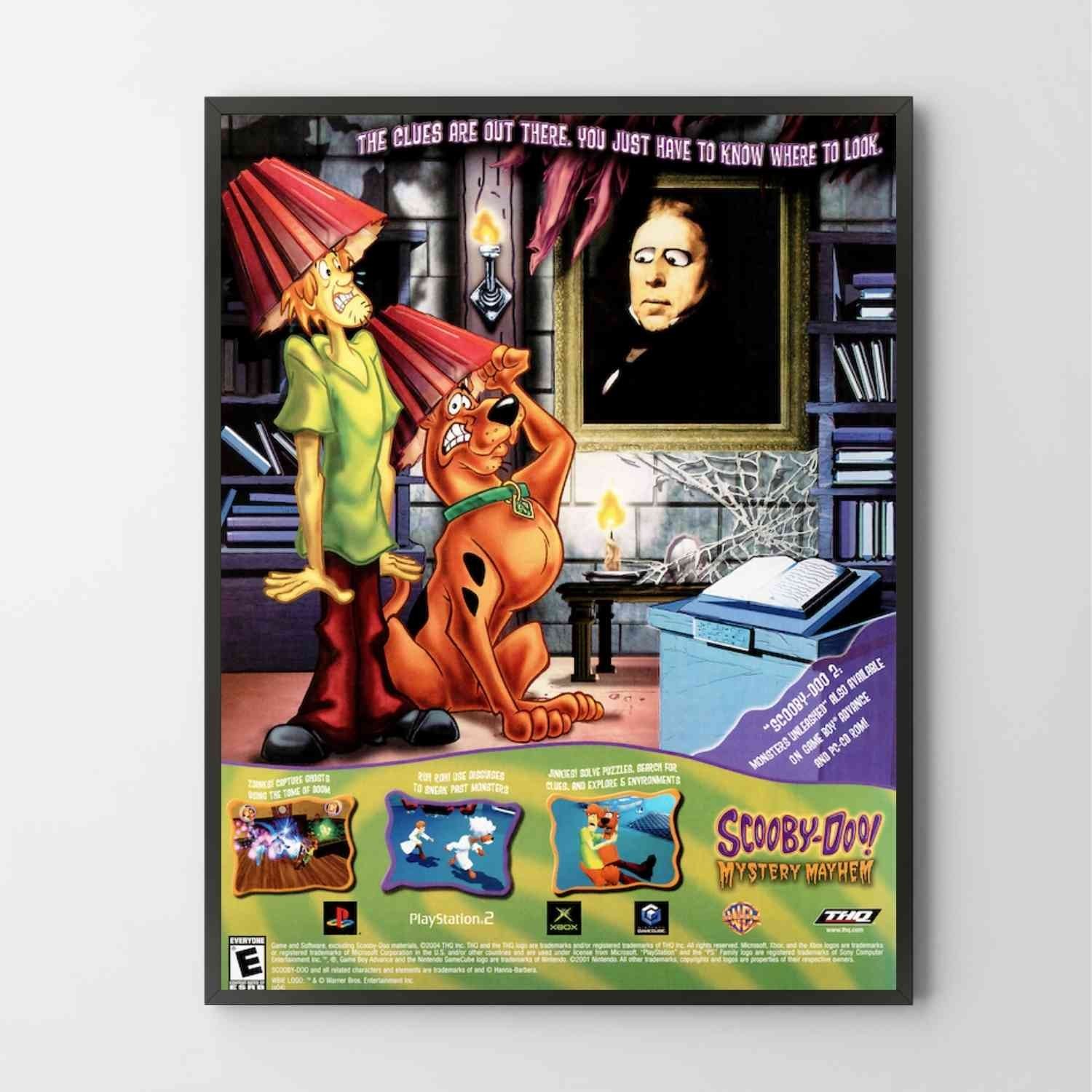 Poster Scooby-Doo! Mystery Mayhem PS2 XBOX GameCube Unframed Poster Print G5693