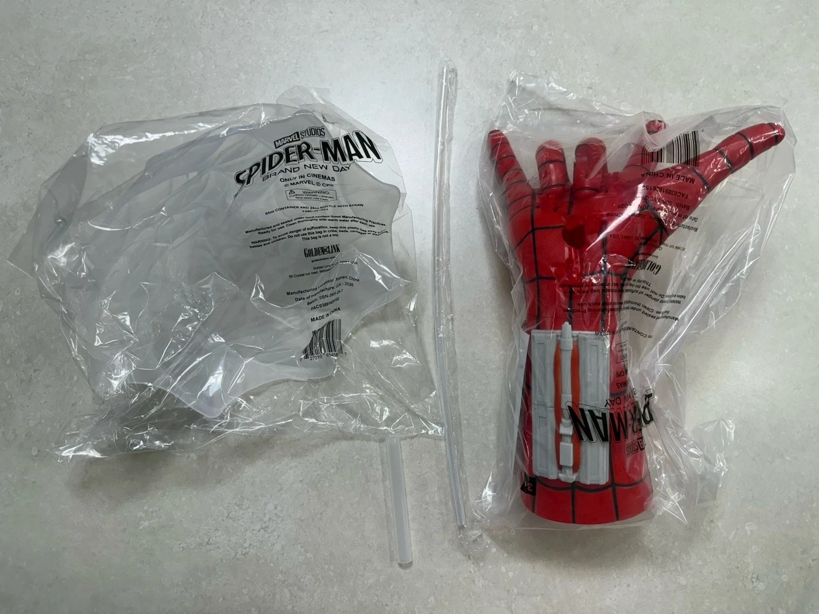 Spider-Man Brand New Day Web Shooter Popcorn Bucket & Cup Combo