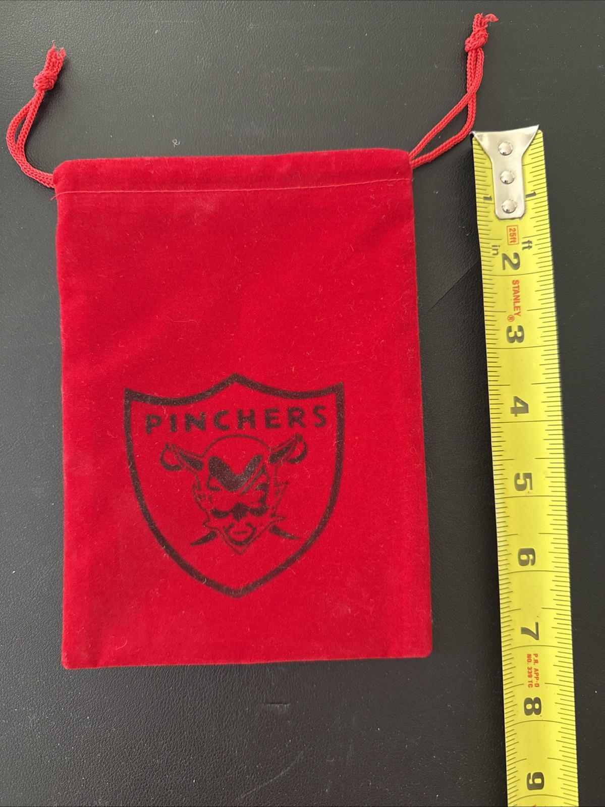 WARLOCK PINCHERS Red Silkscreened Logo Drawstring Pouch – Anniversary Concert