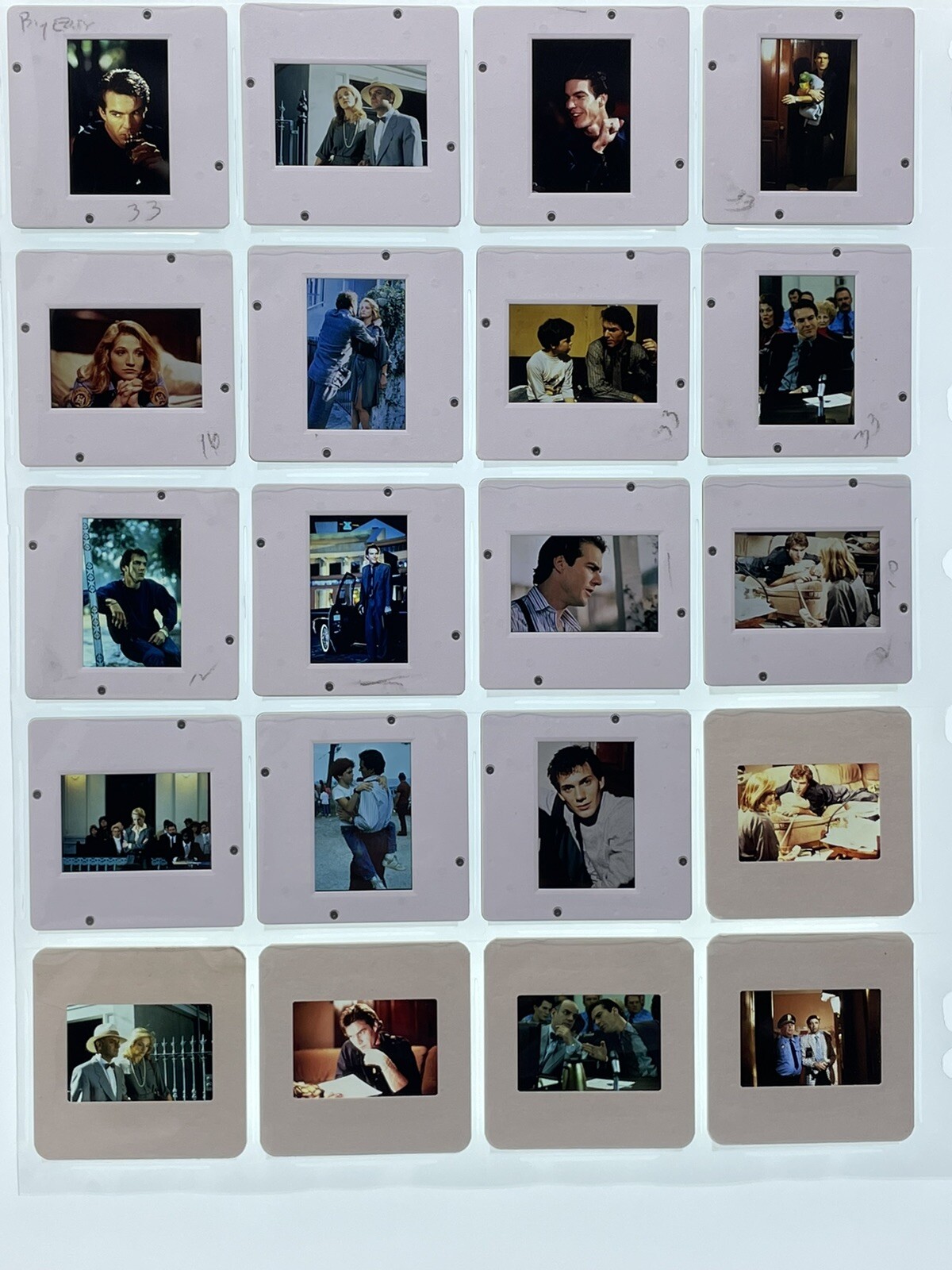 20 The Big Easy Movie 35mm Slides Press Kit Publicity Promo Vtg Lot #2