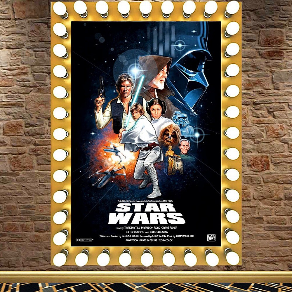 Star Wars IV–A New Hope – 1977 (e) Box Office Hit | 24 In x 36 In Glossy Poster