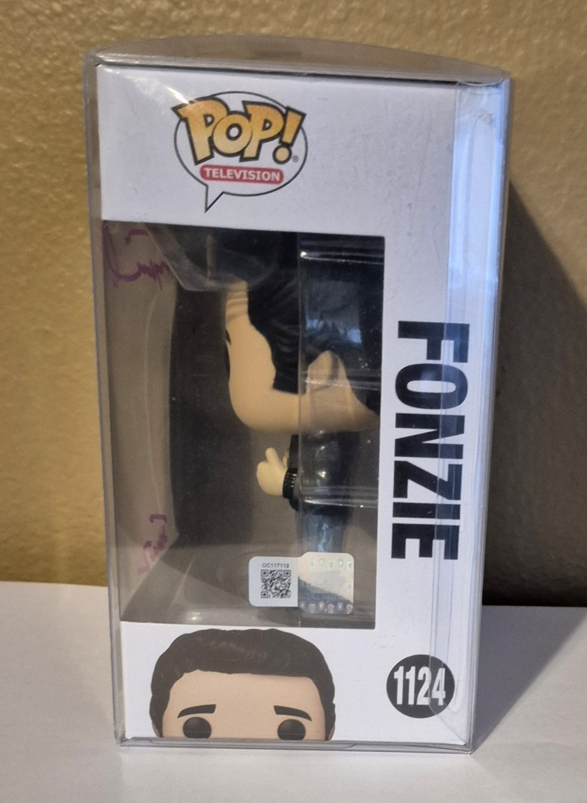 Henry Winkler Autographed Signed Fonzie Happy Days Funko Pop #1124 OC Marketing
