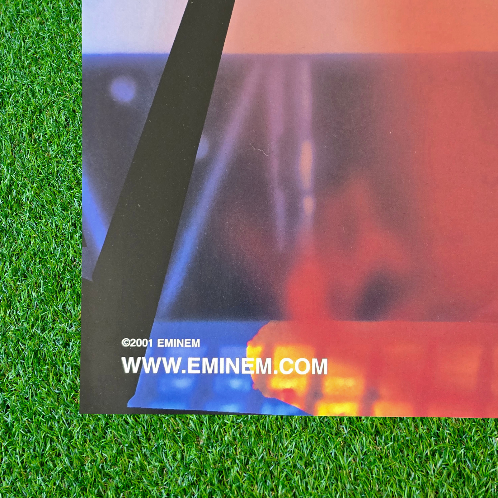 Rare 2001 Eminem Slim Shady Chainsaw Poster Funky Enterprises 6548 Vintage