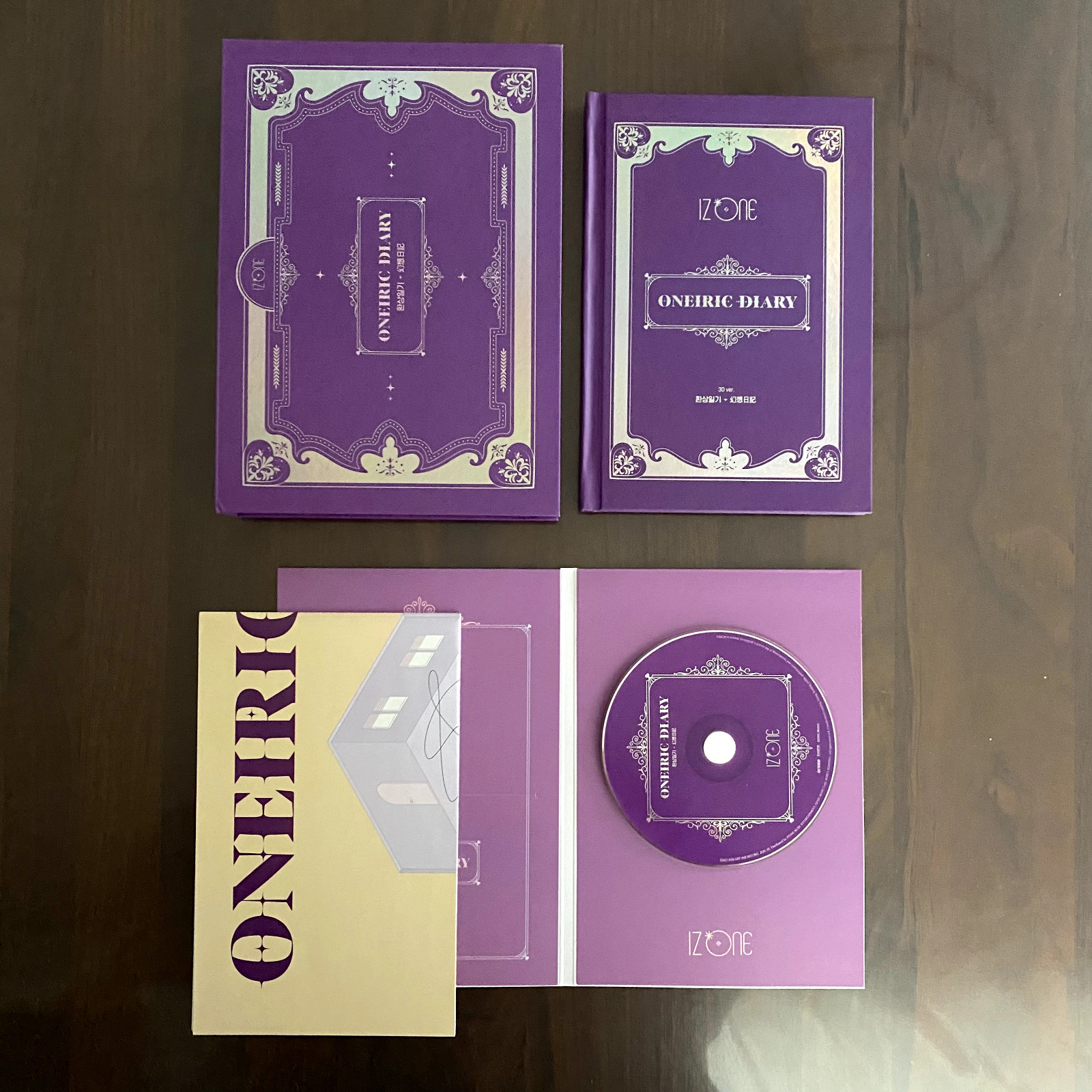 iz*one 3rd mini album oneiric diary 3D ver. Eunbi set + 4 photo card IZONE