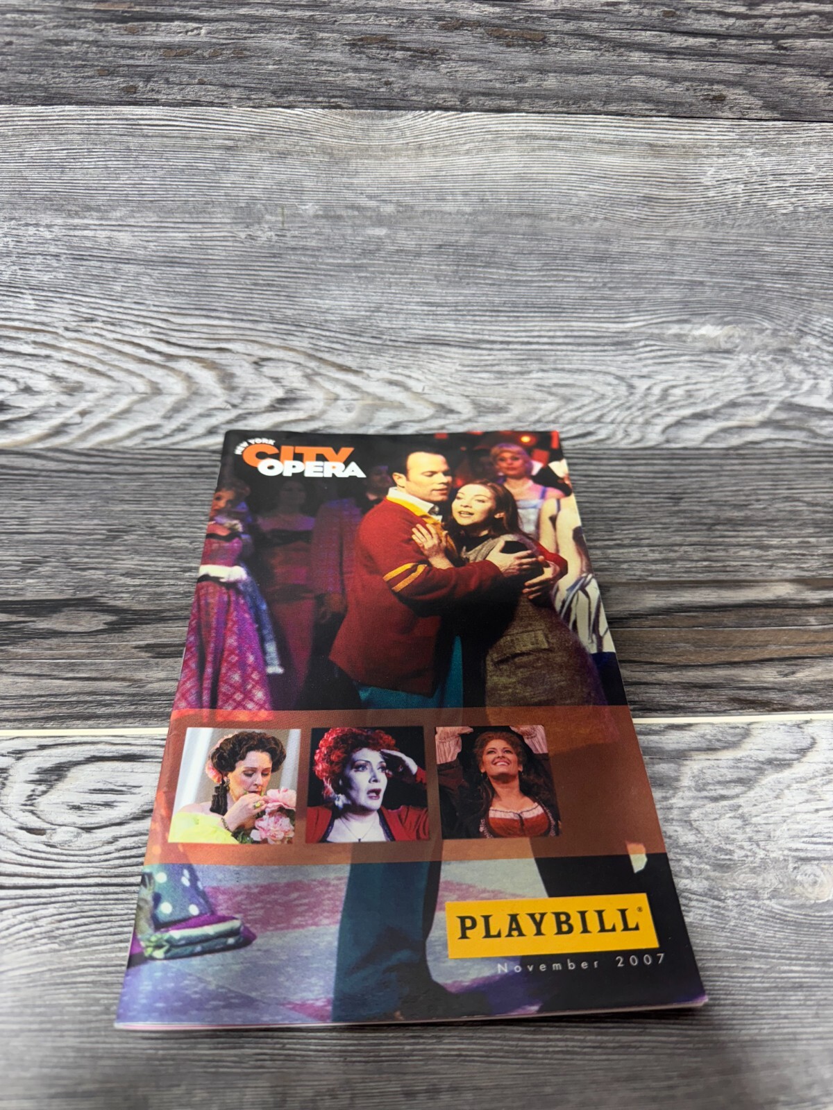 CENDRILLON, PLAYBILL, NEW YORK CITY OPERA, NOVEMBER 2007