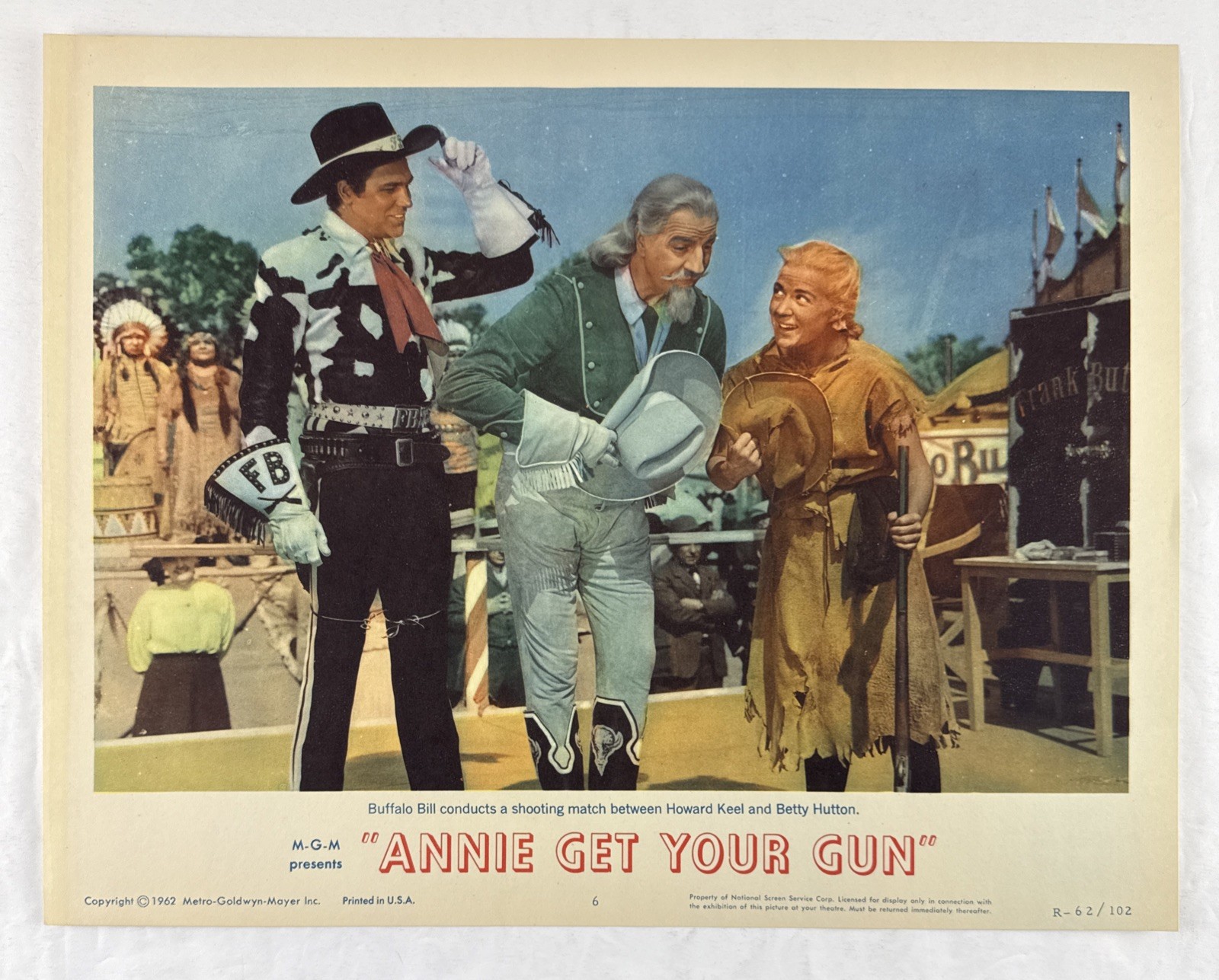 ANNIE GET YOUR GUN Lobby Card Set 8 (VeryFine+) Betty Hutton Movie Poster 28199