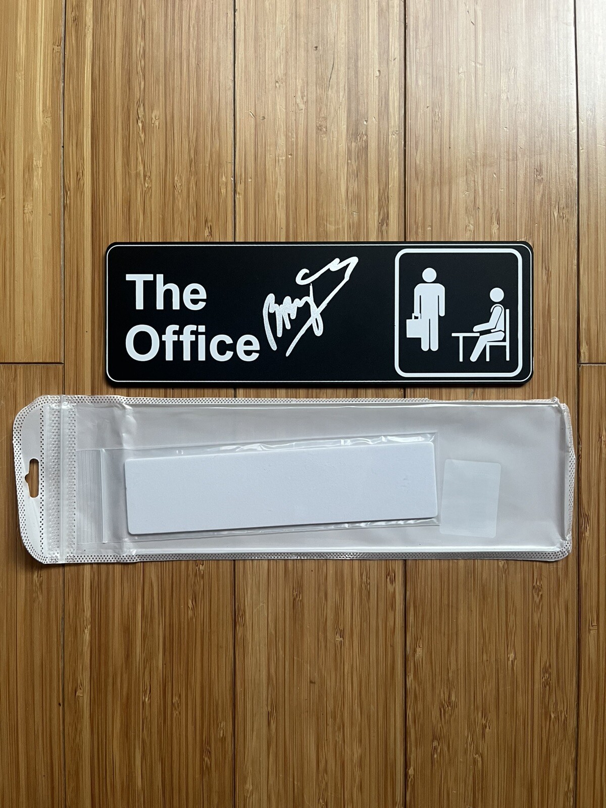 Brian Baumgartner Signed Autograph The Office Restroom Sign Kevin Malone