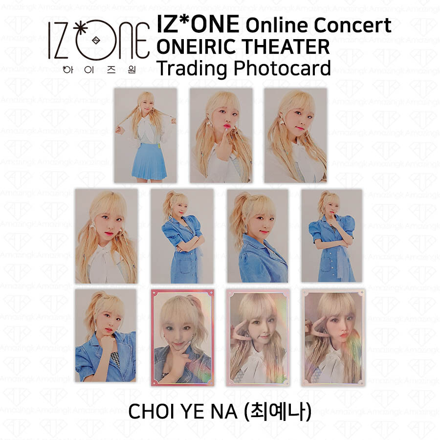 IZ*ONE 2020 Oneiric Theater 2nd Online Concert Trading card Choi Yena KPOP K-POP