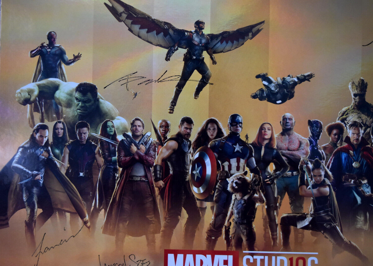 Marvel Studios More Than A Hero Hand Signed Poster by 6 Cast Members