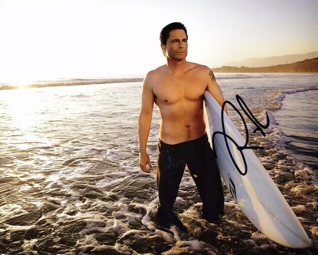 Rob Lowe Signed 8×10 inch Photo – Outsiders Parks & Rec West Wing 911 Lone Star