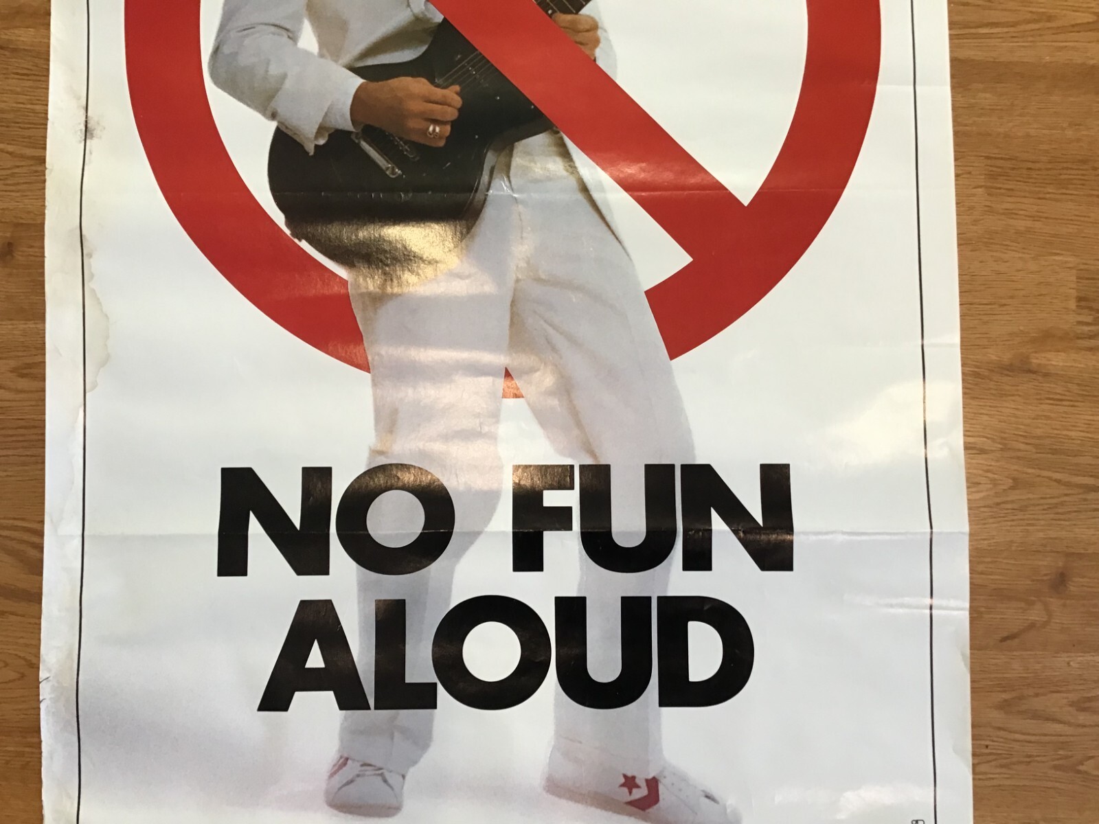 Glenn Frey NO FUN ALLOWED Elektra/Asylum/Warner Records Promo Poster 24x 36-1982