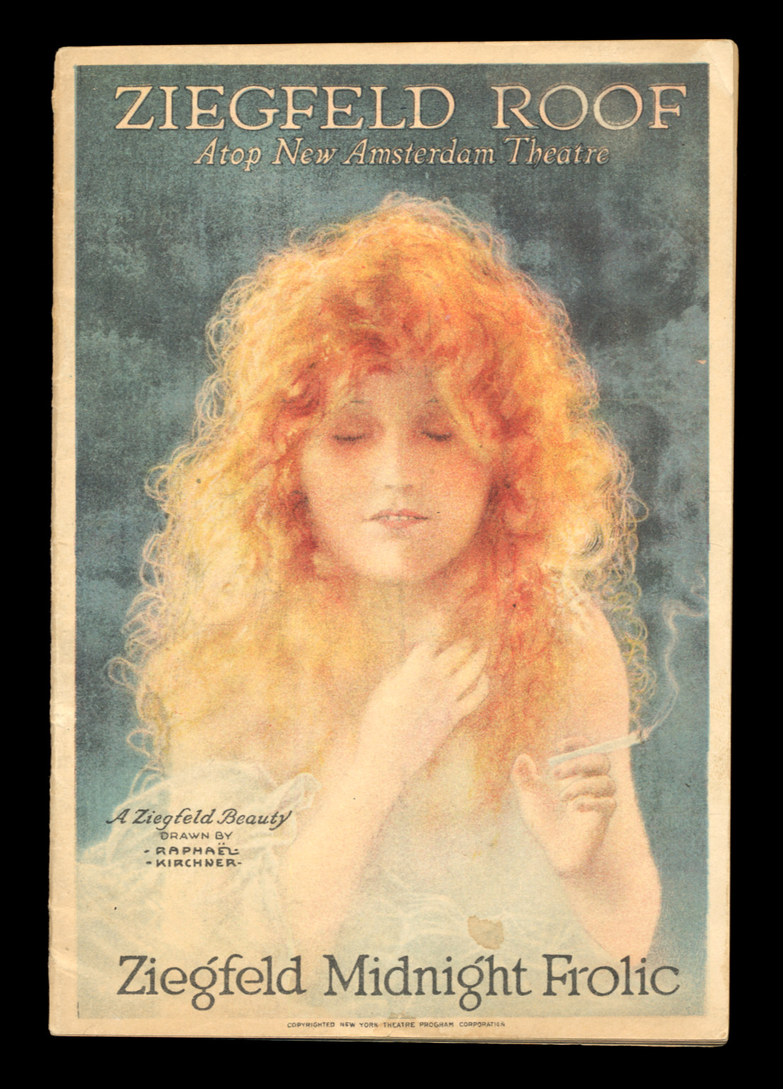 ZIEGFELD MIDNIGHT FROLIC 1920 Program New Amsterdam Theater Edythe Baker