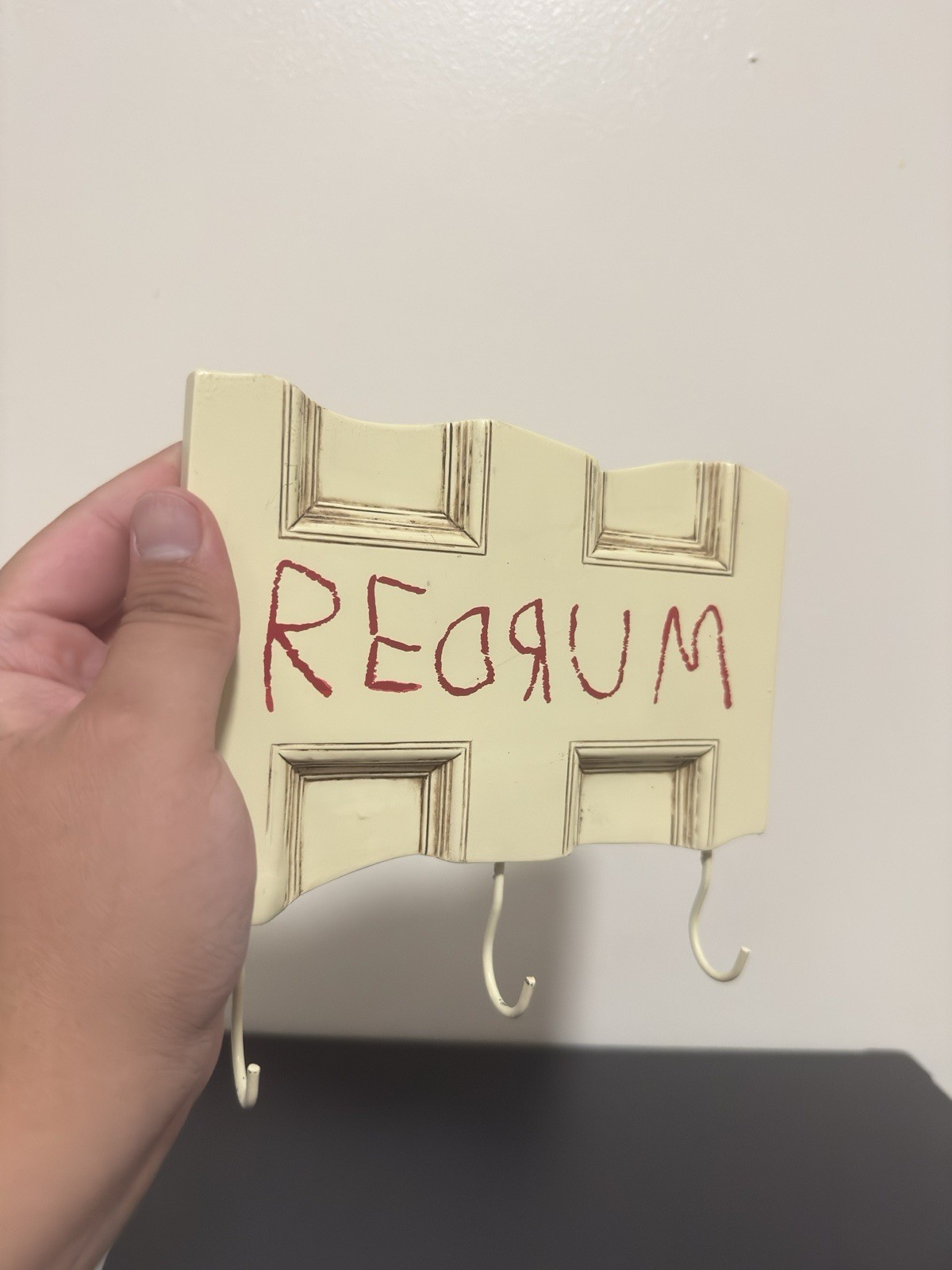 The Shining Redrum Door Key Rack Horror Movie Wall Decore 6.5 Inch