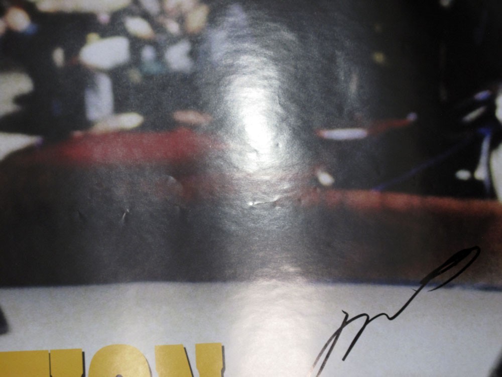 John Travolta signed “PULP FICTION” 24×36 Poster UMA THURMAN Dance JSA COA Rare