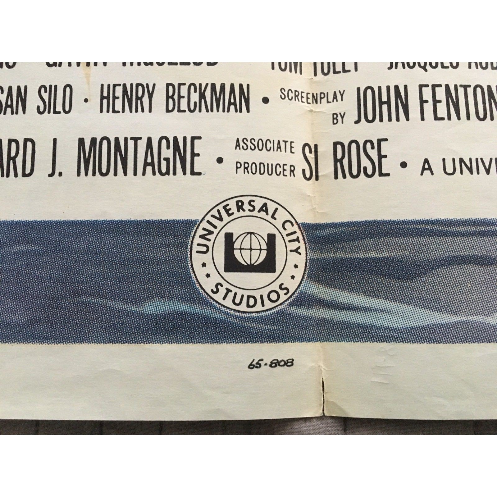 Movie Poster McHale’s Navy Joins The Air Force One 65/198 VINTAGE 1965 SEQUEL