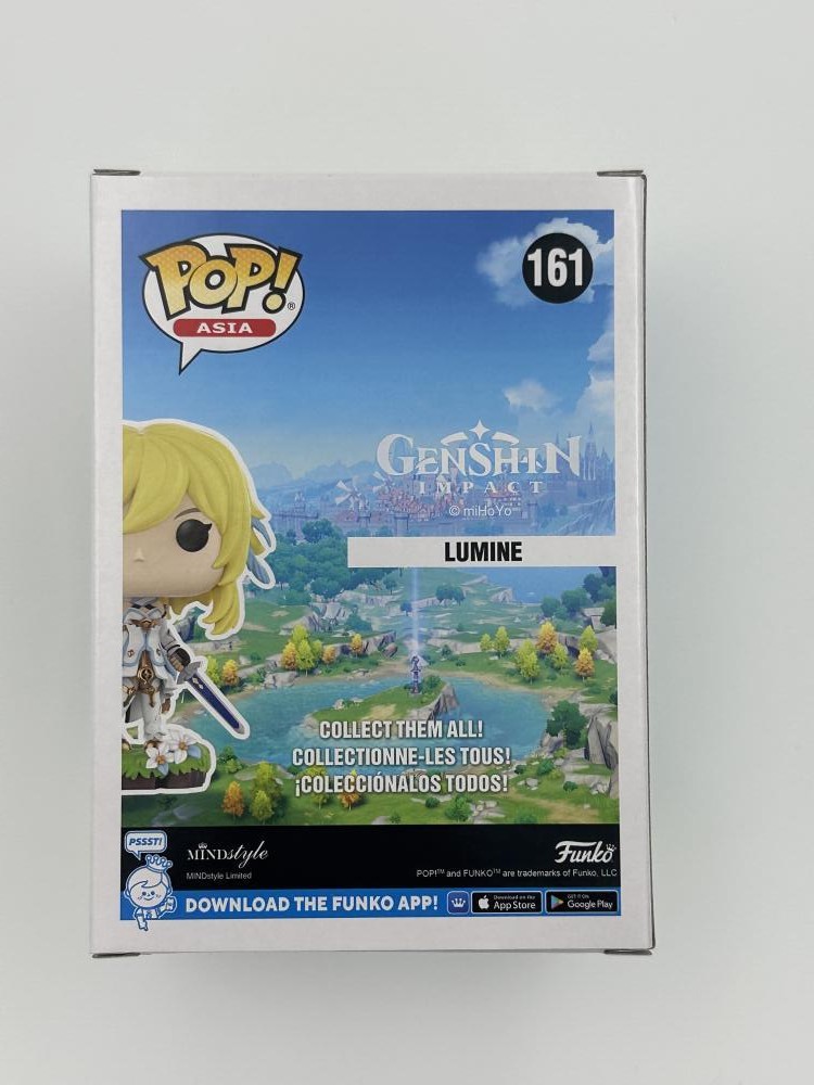 SARAH MILLER CREWS SIGNED LUMINE FUNKO POP 161 GENSHIN IMPACT AUTOGRAPH JSA 360