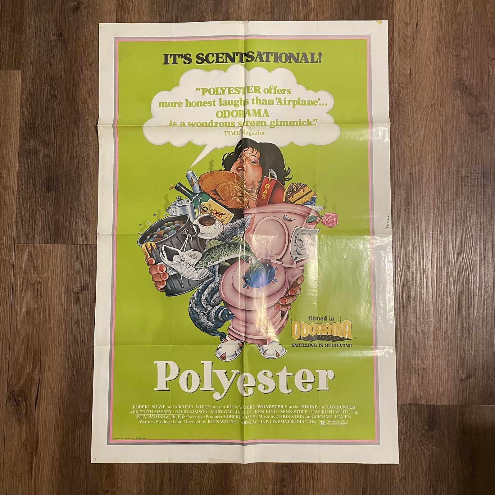 POLYESTER Movie Poster 27×41 Folded Original Theater Advertisement
