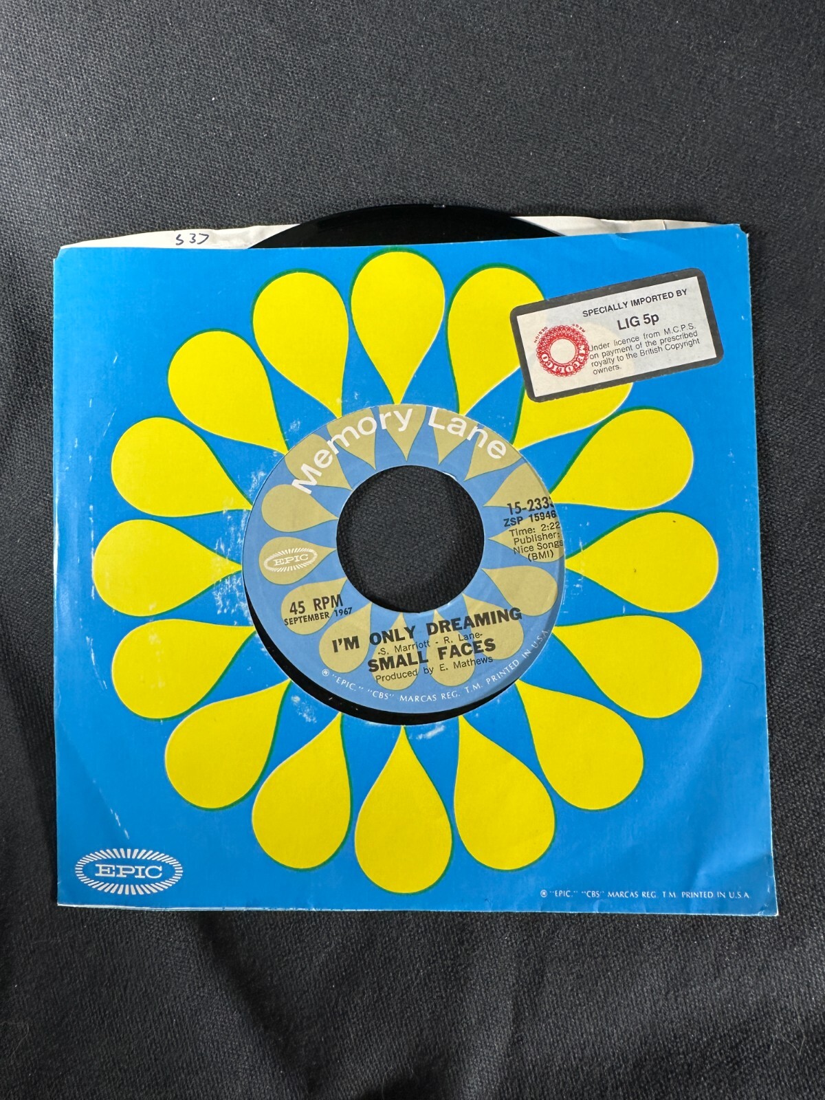 Vintage UK 45 records Terry Jacks/Desmond Dekker/Small Faces/Ralph McTell