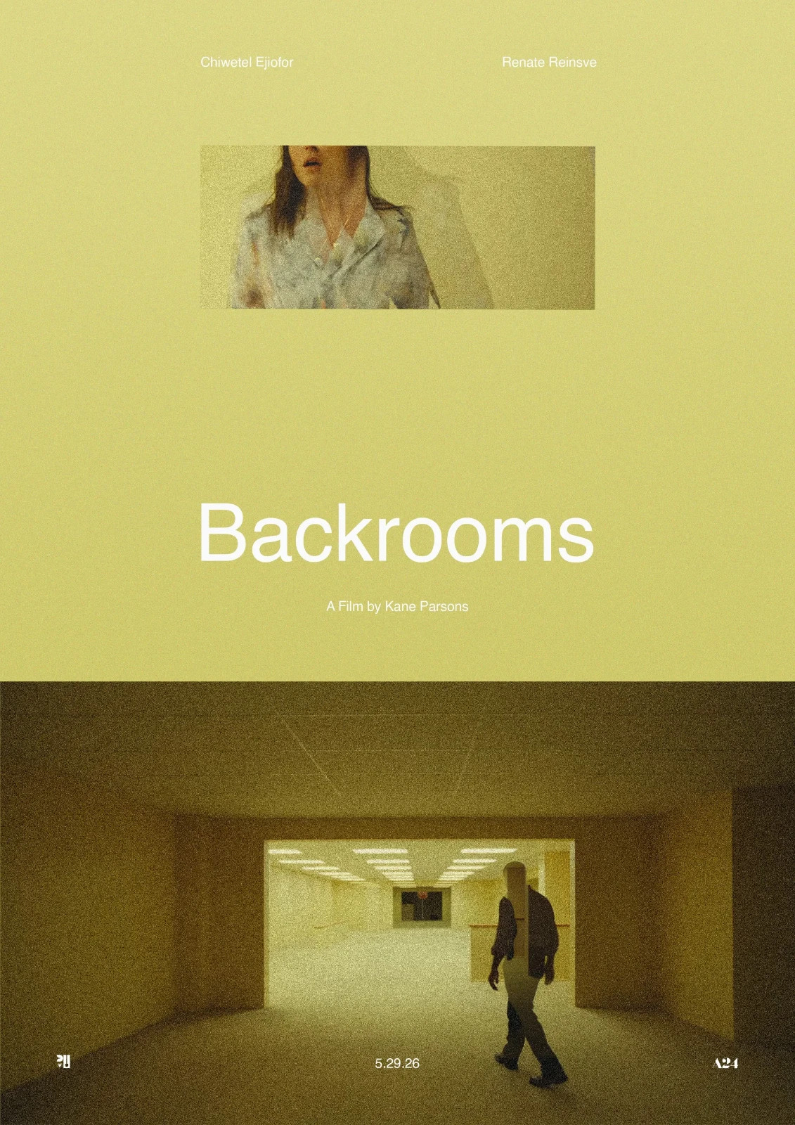 Backrooms (2026) Chiwetel Ejiofor 11×17 Poster – Print Horror Movie Wall Art