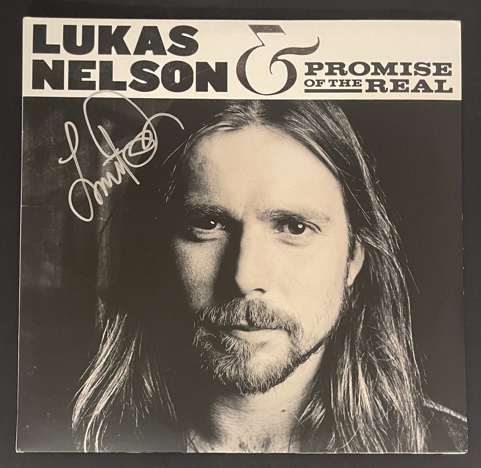 Lukas Nelson Promise of Real Signed Autographed Record Album Cover BAS COA