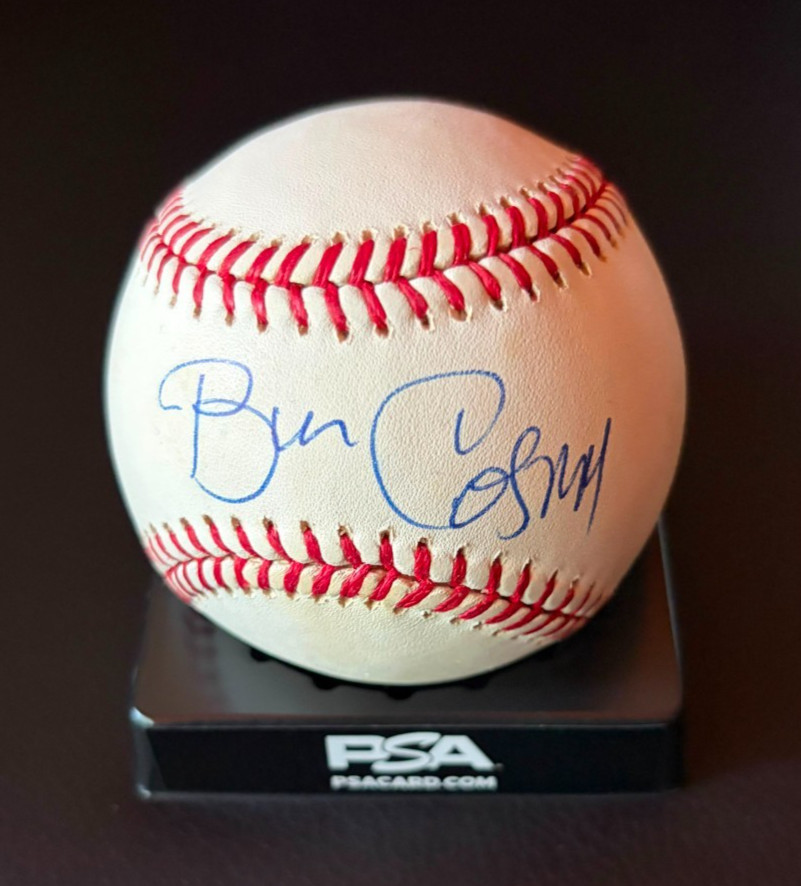 BILL COSBY SIGNED AUTOGRAPH RAWLINGS MLB BASEBALL THE COSBY SHOW PSA COA