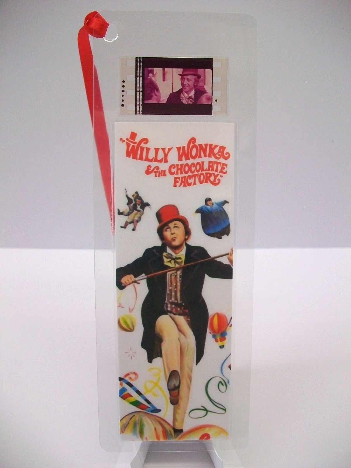 WILLY WONKA Movie Film Cell Bookmark Collectible Compliments poster dvd