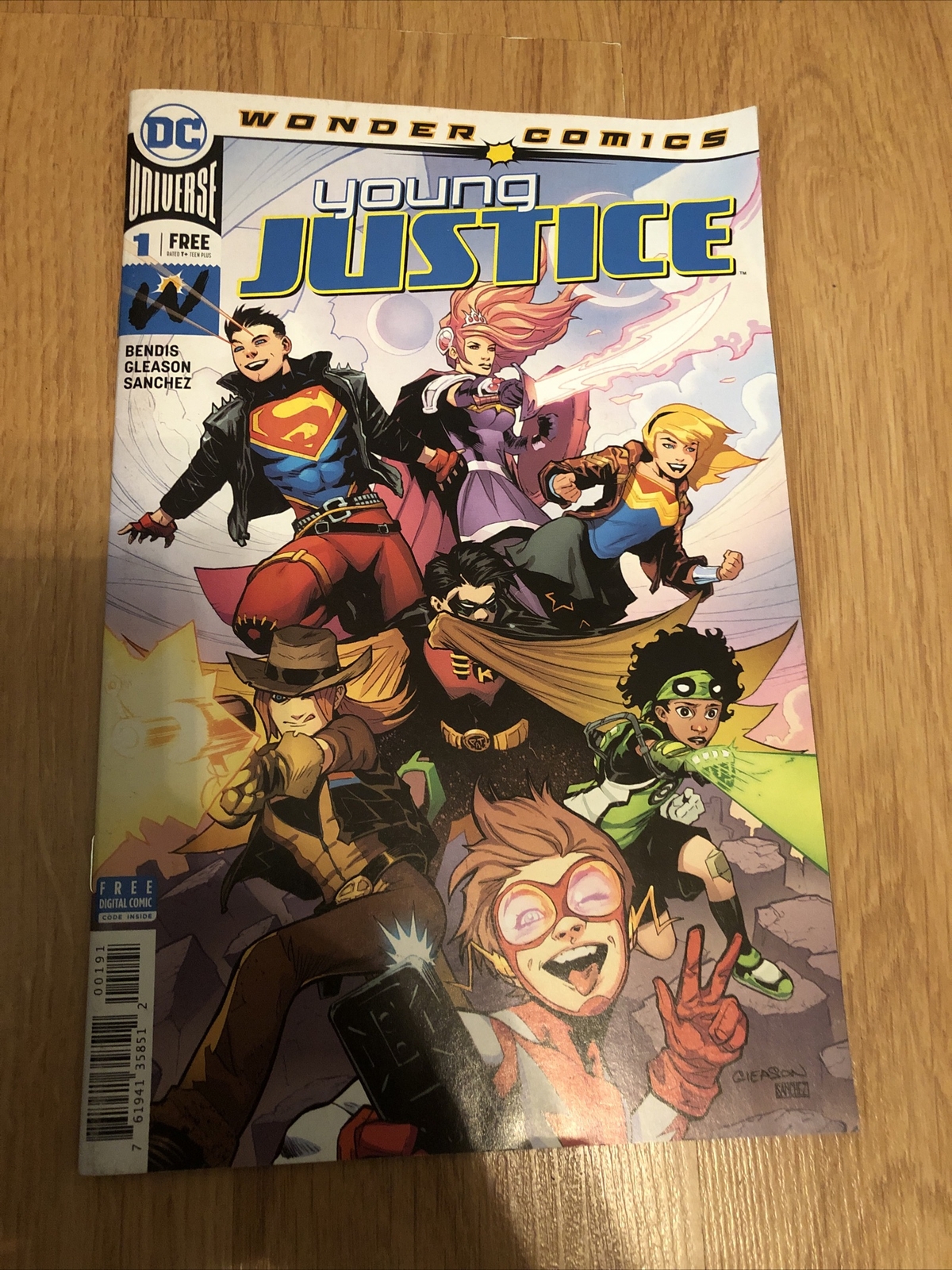 SDCC 2019 Exclusive DC Wonder Comics Young Justice #1 W/ Digital download code
