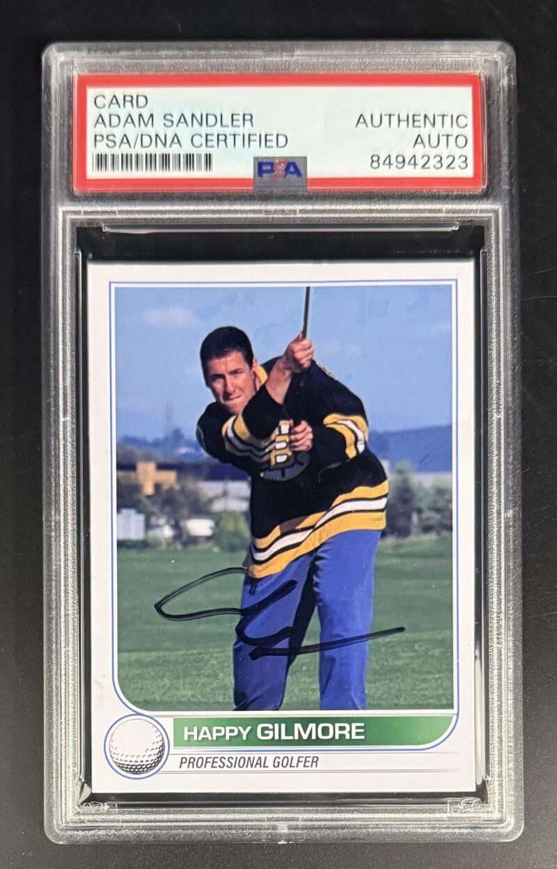 Adam Sandler Signed Autograph PSA/DNA COA Slab Happy Gilmore Golf Trading Card