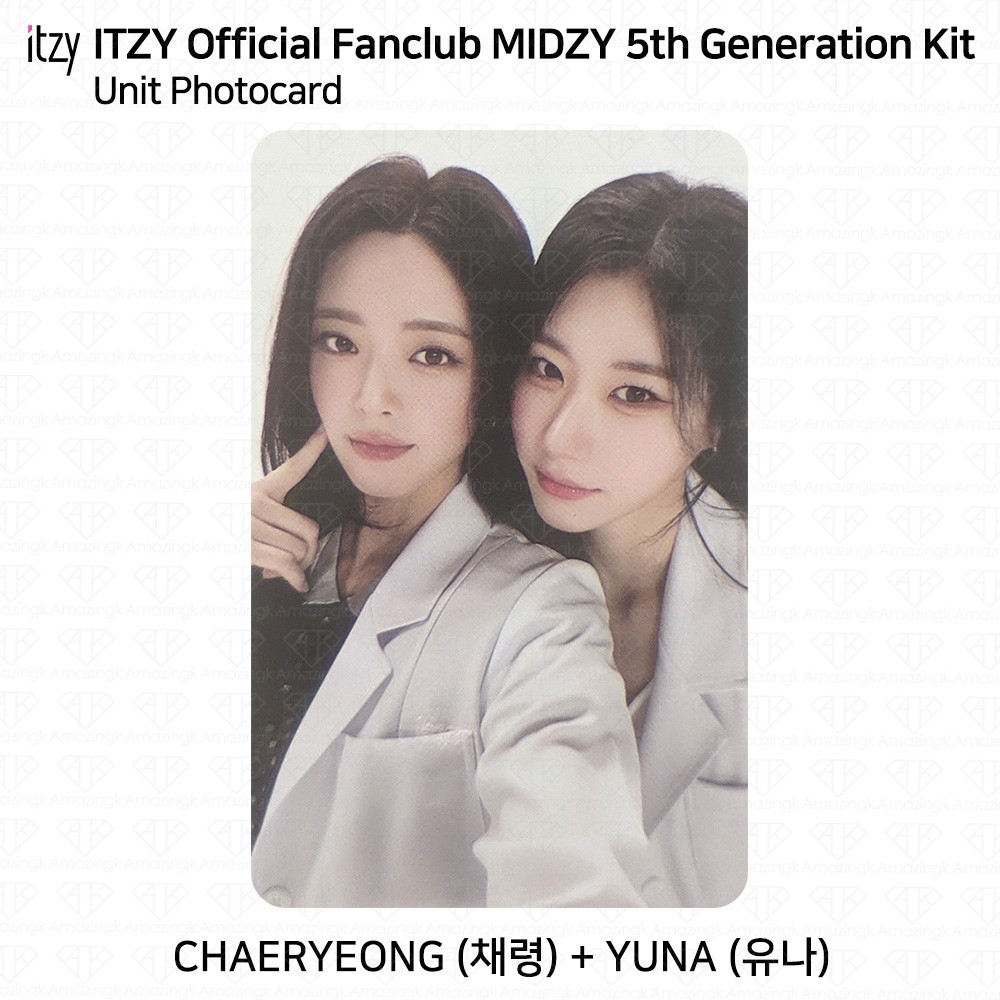 ITZY Official Fanclub MIDZY 5th Generation Kit Photocard