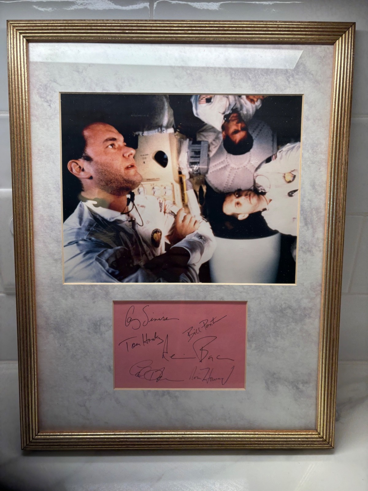 Apollo 13 Signed Framed photo, Hanks, Paxton, Bacon, Howard, Harris +1