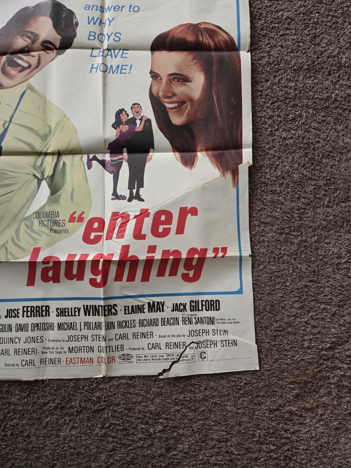 Enter Laughing Original US One Sheet Movie Poster