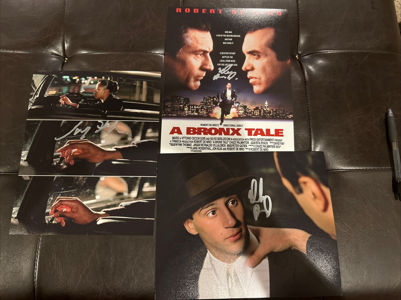 Lillo Brancato Taral Hicks Signed Autographed 8X10 Photo A Bronx Tale Lot Of 3