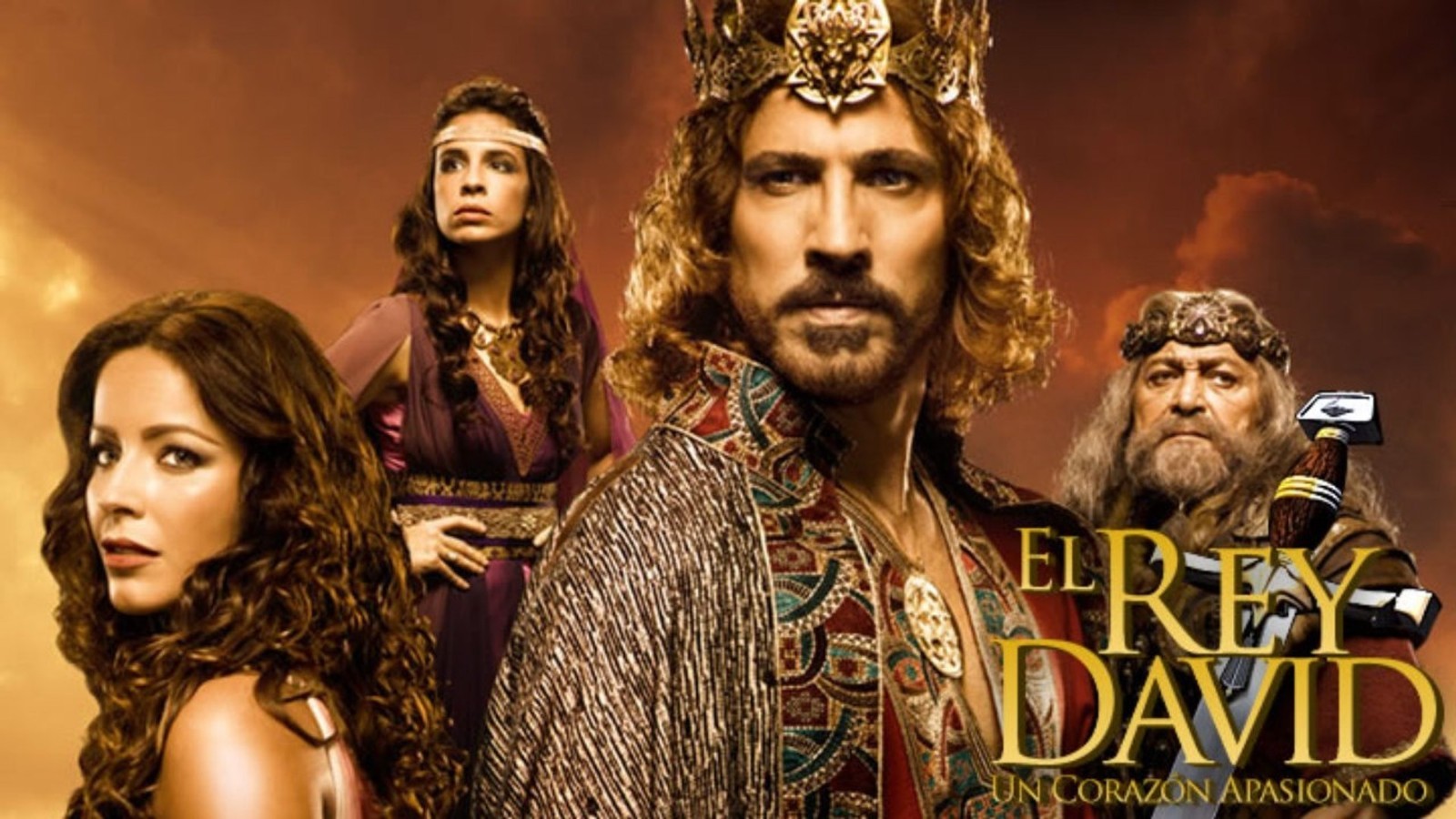 BIBLICAS SERIES, EL REY DAVID, 30 CAPITULOS/6 DVD, 2012, BRASIL