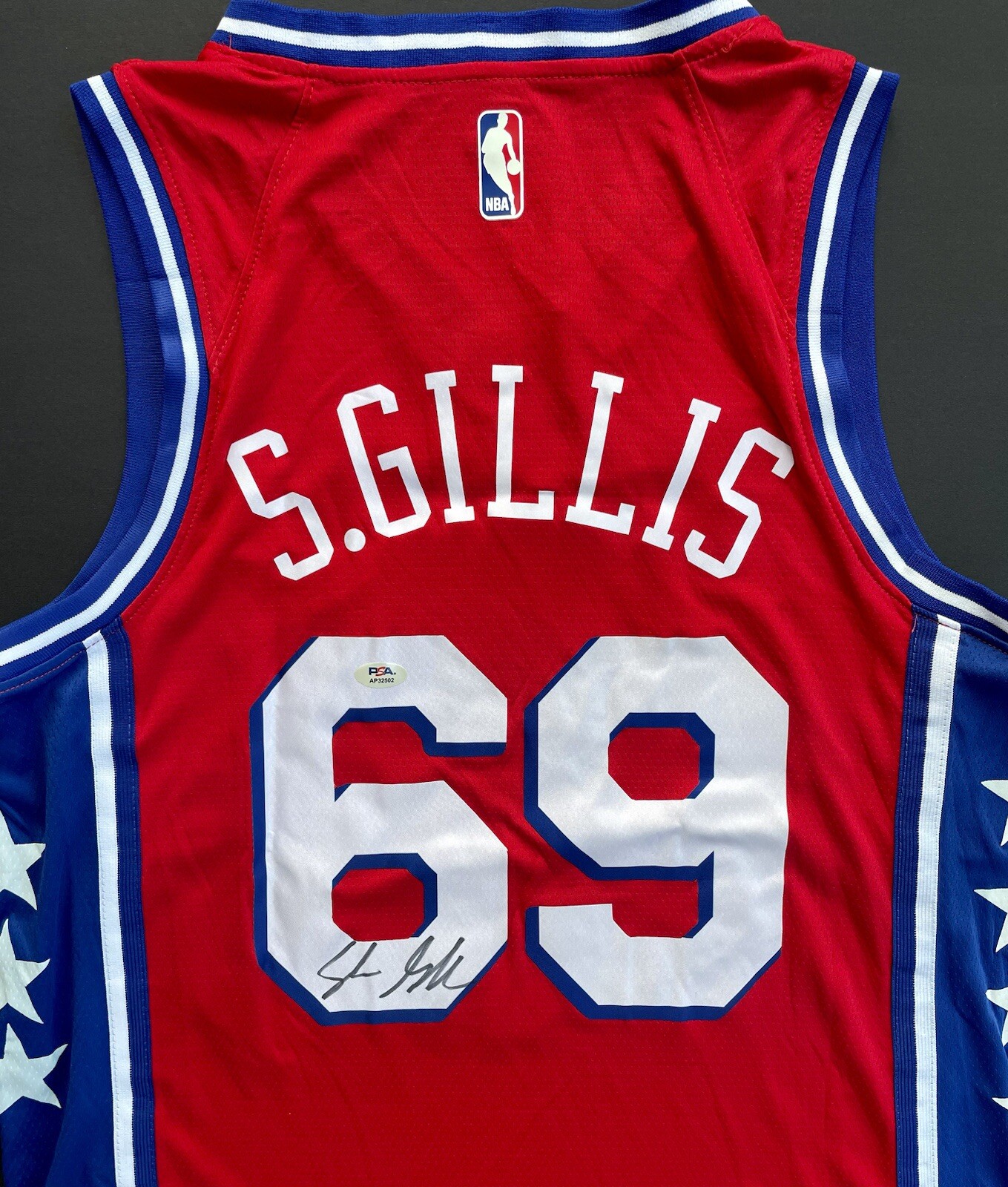 Shane Gillis Signed Autographed Philadelphia 76ers Jersey Comedian Psa/Dna Coa