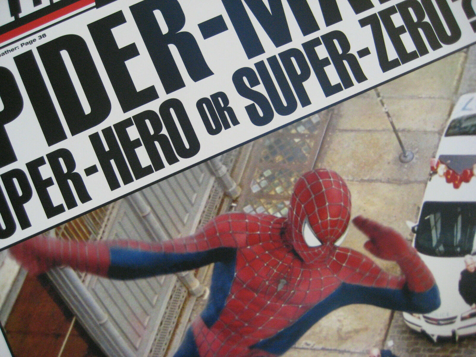 Spiderman – 11″ x 15” Daily Bugle Front Page Poster Print ( T2)