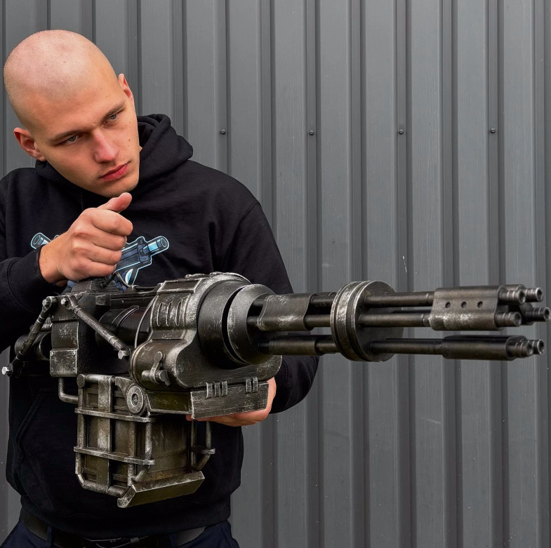 3d printed Minigun Gun Fallout New Vegas Gun Prop Replica Cosplay