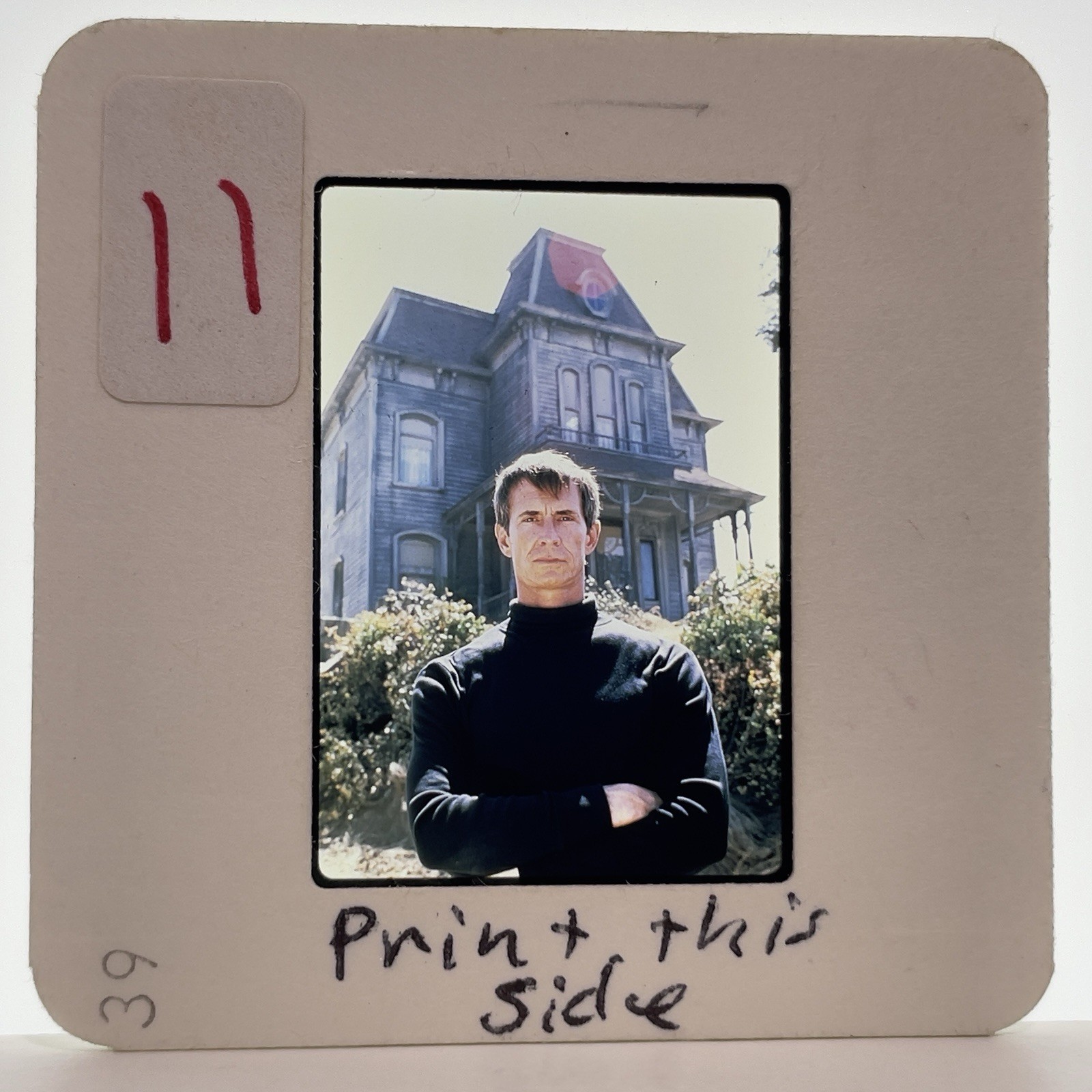 35mm Slide Anthony Perkins in Psycho II 80s Horror Movie Vintage Publicity #11